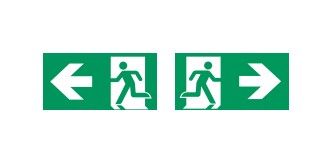 COOPER CSA ILLUMINAZIONE 40071354660 PANNELLO SX/DX, 22M ISO7010