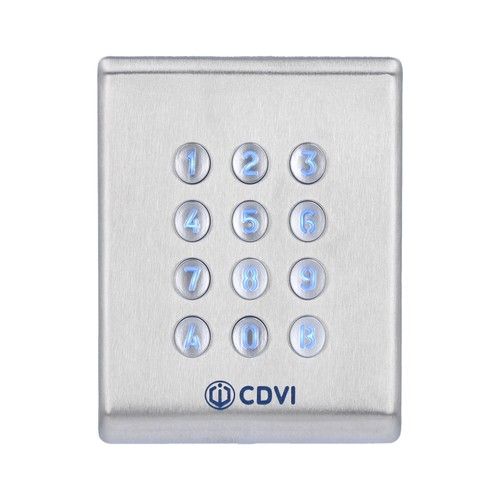 CDVI KCINBT DIGICODE BACKLIT STAINLESS STEEL KEYBOARD