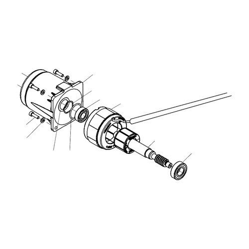 ROGER SPARE PARTS RS724 BR41 SERIES BRUSHLESS MOTOR SHAFT