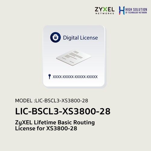 ZYXEL LIC-BSCL3-ZZ0001F LICENSE PER XS3800-28 NON NEBULA