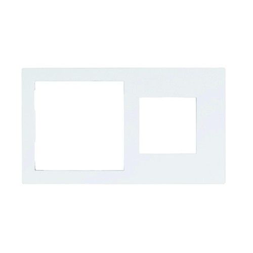 EELECTRON PO71A45PL-1 PLACCA DOPPIA 71+45 PLASTICA VERNICIATA BIANCO