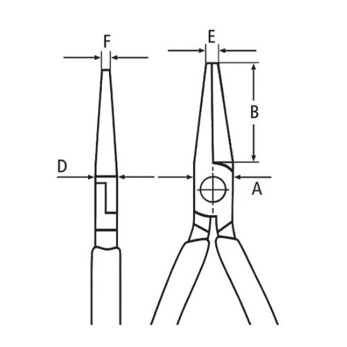 KNIPEX 35 22 115 Tronchese laterale per eletronica