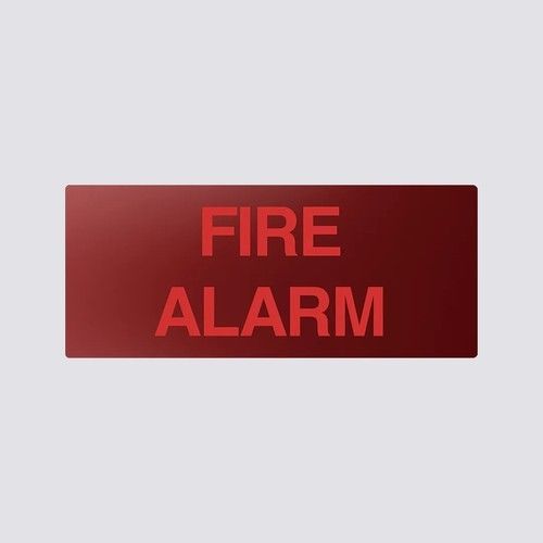 INIM FIRE FOP45 Fire Alarm inch inch pictogram for IS license plate