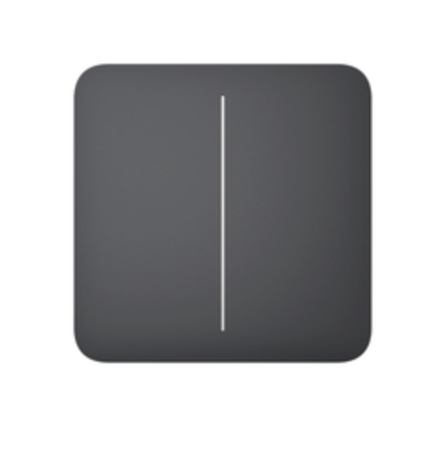 AJAX 52149 SoloButton (2-gang) [55] ASP graphite