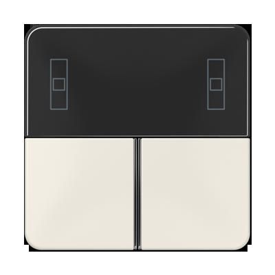 JUNG CD4093TSA Set di pulsanti completo per controller ambientale KNX compatto 4093KRMTSD- mod. CD500- bianco