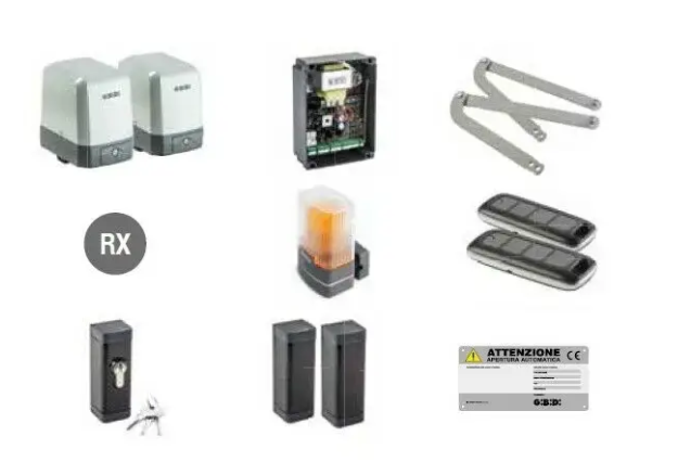 K454/B Kit Automazione Per Cancelli A Battente Gibidi Kit Snapper
