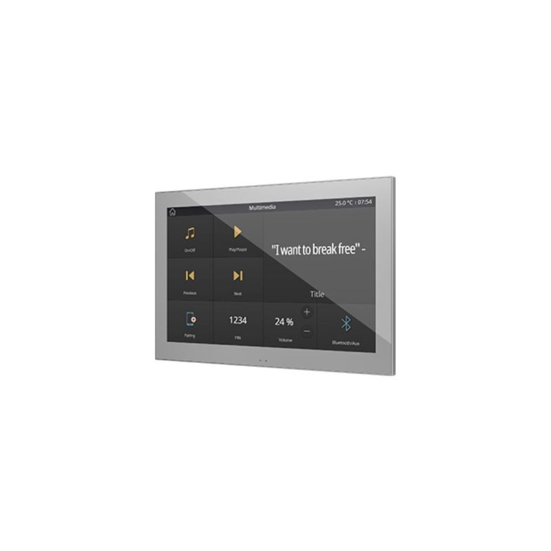 ZENNIO ZVIZ100S Z100 Capacitive Touch Panel with 10" Color LCD Display, Silver