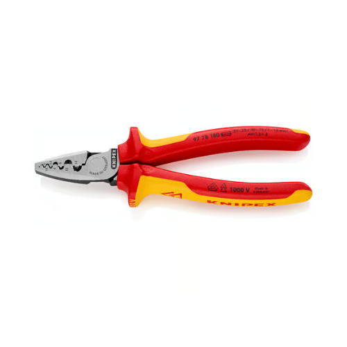 KNIPEX 97 78 180 Pinza per serrare terminali a bussola