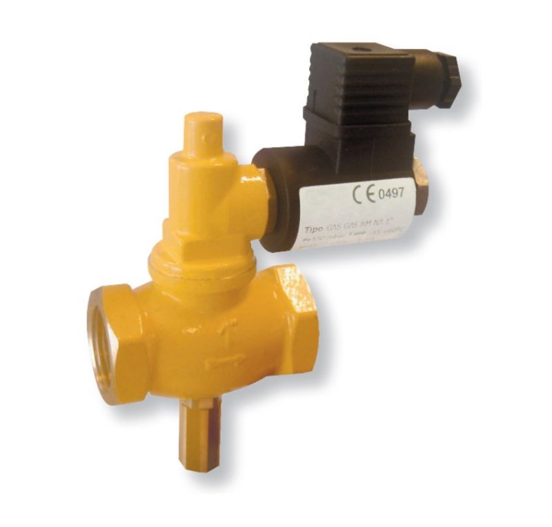 TECNOCONTROL VR711Ex Manual reset solenoid valve NO 1 inch 12Vdc ATEX
