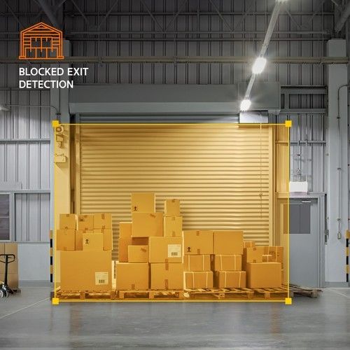 HANWHA AIA-C01BLK Blocked Exit Detection x1