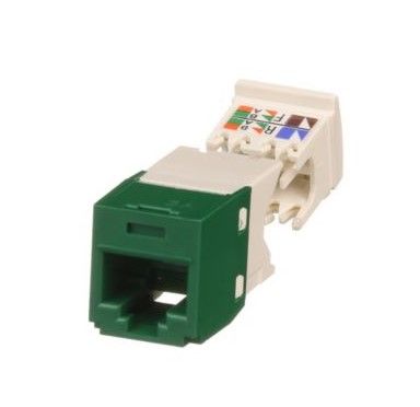 PANDUIT CJ688TGGR Mini-Com Module- Cat 6- UTP- 8 pos 8 wire- Univers