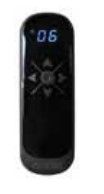 GIBIDI EWSETX6ENOX 6 ch - 433 Mhz radio control with magnetic wall mount (BAT 6)