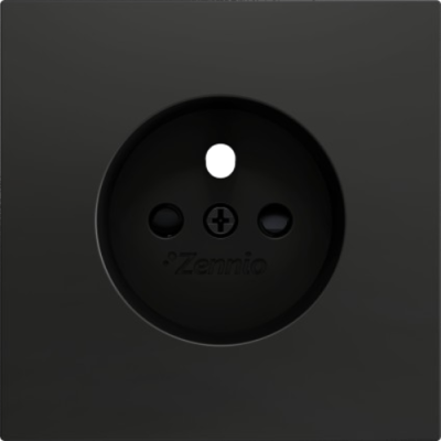 ZENNIO ZS55CFSA ZS55. French screwless socket cover 55x55 mm - Ant