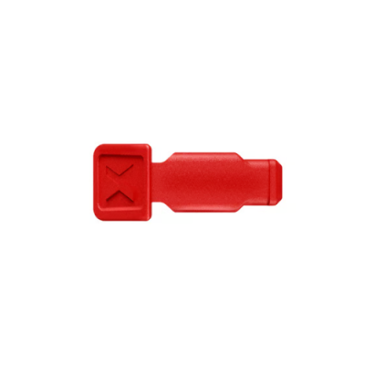 KNIPEX 00 61 10 CR ColorCode Clips red (10 pieces)