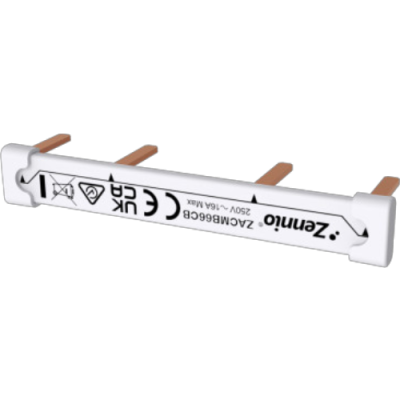 ZENNIO ZACMB66CB Comb busbar for MaxInbox 66 - Up comb