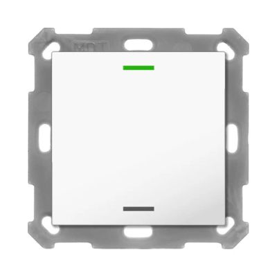 MDT RF-TAL55T102.B1S RF KNX+ Taster Light 55 1T, Secure, , +T, b.brill.