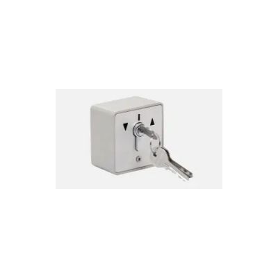 DOMOTIME HL.KSE2MOC Selettore da esterno con 2 micro 5A con cilindro p