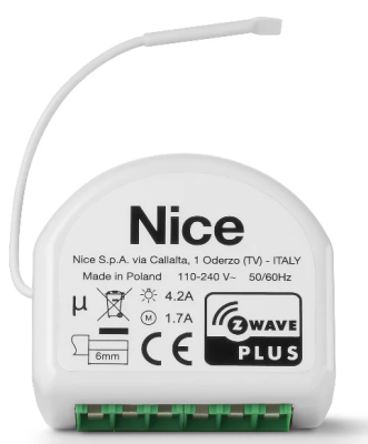 NICE DOUBLESMART-CONTROL Module for the control of two on-off circuits