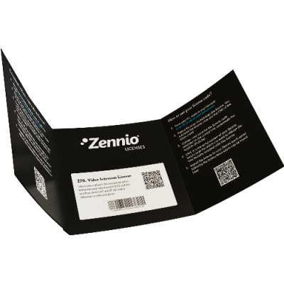 ZENNIO ZLIC70VPBX Video Intercom License for Z50, Z70 &amp; Z100. Licens