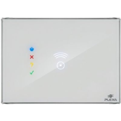 PLEXA KP-IO-F Periferica Mifare 13,56 MHz in vetro orizz bianca