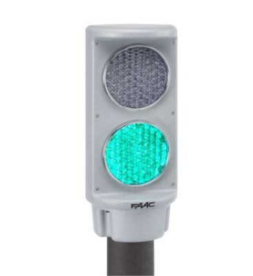 FAAC 103177 TRAFFIC LIGHT WITH TWO GREEN RED LED LIGHTS