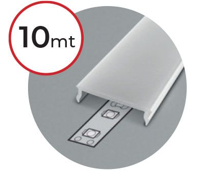 LEDCO PR931/10 SCHERMO POLICARBONATO SUPERFICIE PR230 10MT. OPACO