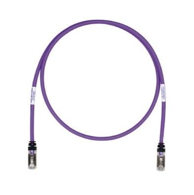PANDUIT STP6X2MVL Patch Cord in Rame- Cat 6A- Violet S/FTP Cable- 2m