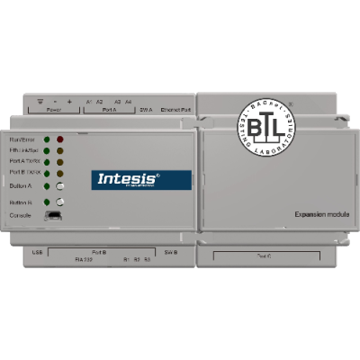 INTESIS INBACPRT1K20000 Gateway to connect BACnet MSTP or BACnet IP installations with PROFINET networks - 1200 points