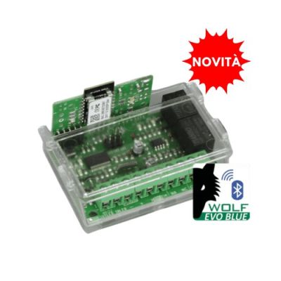 WOLF SAFETY W-EVOBLUE Circuito chiave digitale con 2 rele', 2 led di usc