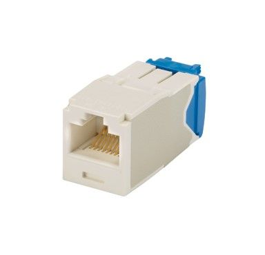 PANDUIT CJ6X88TGIW Mini-Com Module- Cat 6A- UTP- 8 pos 8 wire- Univer