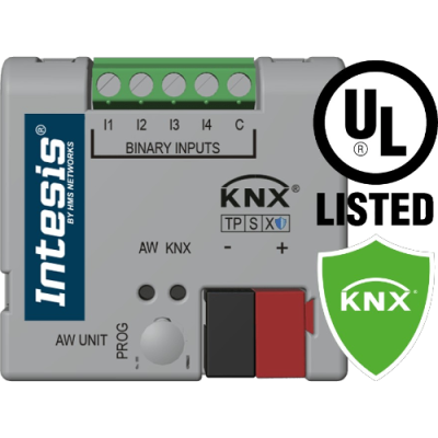 INKNXMIT001A200 Gateway Intesis KNX Data Secure Mitsubishi Electric ECODAN aria‑acqua a KNX TP
