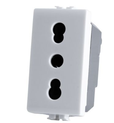 MAPAM 518B Joy 518B White Bivalent Socket (16A-250V)
