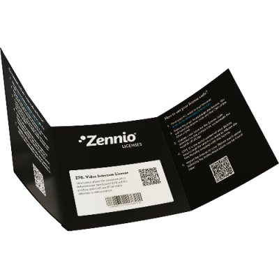 ZENNIO 8500007 Z50, Z70, Z100 video intercom license