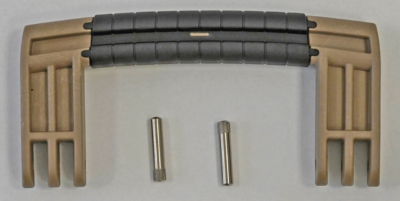 GT LINE KIN.1366 Side handle, sand, rubber coating n