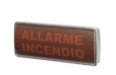 ARITECH INCENDIO GRP25L Pannello ottico/acustico con buzzer e led ad alta luminosità
