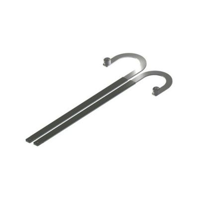 ROGER LT322 PAIR OF CURVED TELESC ARMS L800mm CYLINDRICAL BUSHING