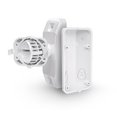 BEWAVE BRACKET C Snodo con angolo di 45 gradi per rilevatore di movimento da esterno - Colore BIANCO