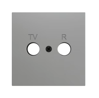 ZENNIO ZS70CTVRS ZS70. Cover plate for TV/R insert 70x70 mm - Silver