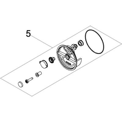 FAAC SPARE PARTS 6020661 BLIZZARD/C734 UNLOCK KNOB