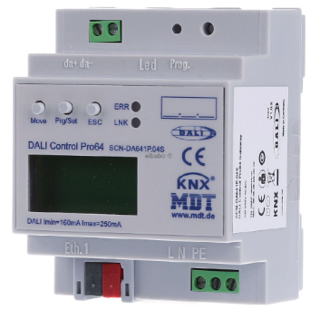 MDT SCN-DA641P.04S Gateway IP DaliControl PRO64 DALI-2.4TE,REG - Interfaccia sistema luci per sistema bus SCN-DA641P