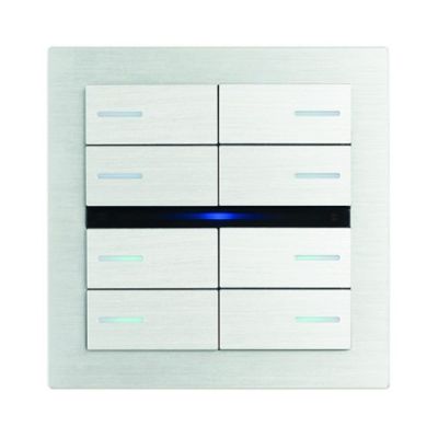 EELECTRON BK08MT-SH KIT 8 RECTANGULAR KEYS METAL SILVER - LINE