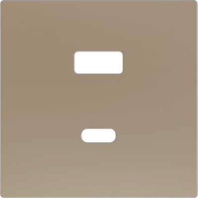 ZENNIO ZS70C2UCAC ZS70. Cover plate for double USB C+A charger 70x70