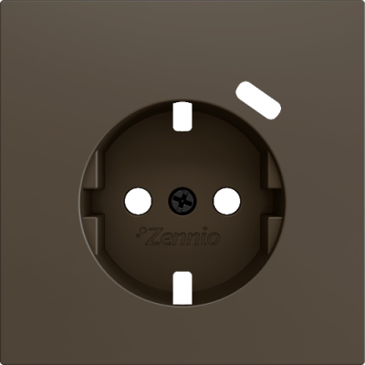 ZENNIO ZS70CSC1USM ZS70. Schuko socket cover with USB C 70x70 mm - No