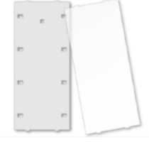MDT ZSFA55P8 Title block cover for Push Button Plus BE-TA55P8.x1 - ZSFA55P8