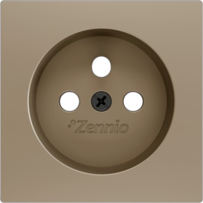 ZENNIO ZS70CTFSC ZS70. Cover for French socket with screws 70x70 mm