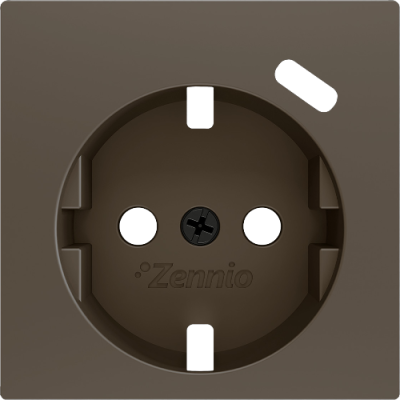 ZENNIO ZS55CSC1USM ZS55. Schuko socket cover with USB C 55x55 mm - No