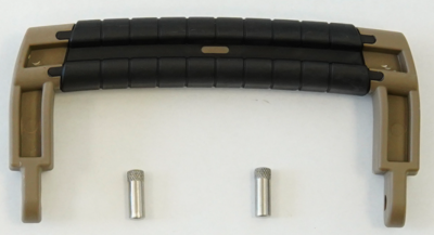 GT LINE KIN.1207 Handle, sand, black rubber coating (mod.