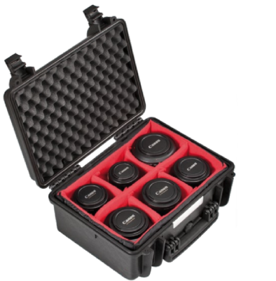 GT LINE 3818HL.BPH black - with padded dividers and cone sponge in the