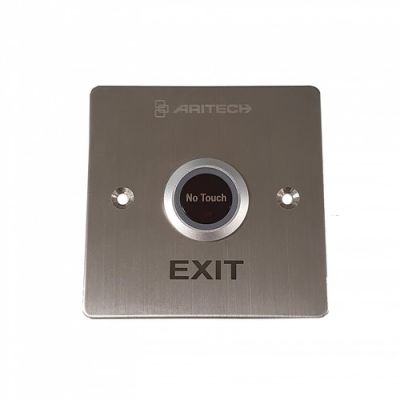 ARITECH INTRUSION ACA-STEEL-SLIM Touchless exit request button in stainless steel