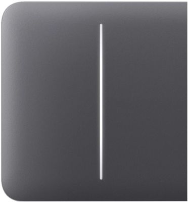 AJAX 52182 CenterButton (2-gang) [55] ASP graphite
